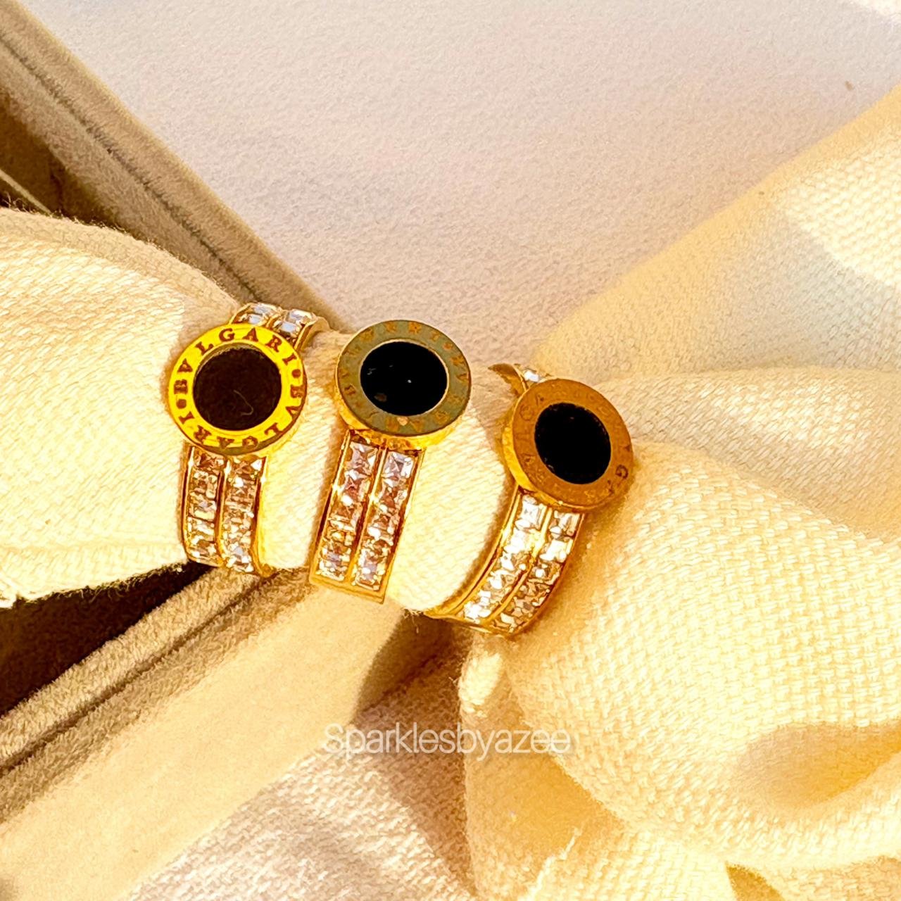 Bvlgari Studed Ring - 18K Gold Plated